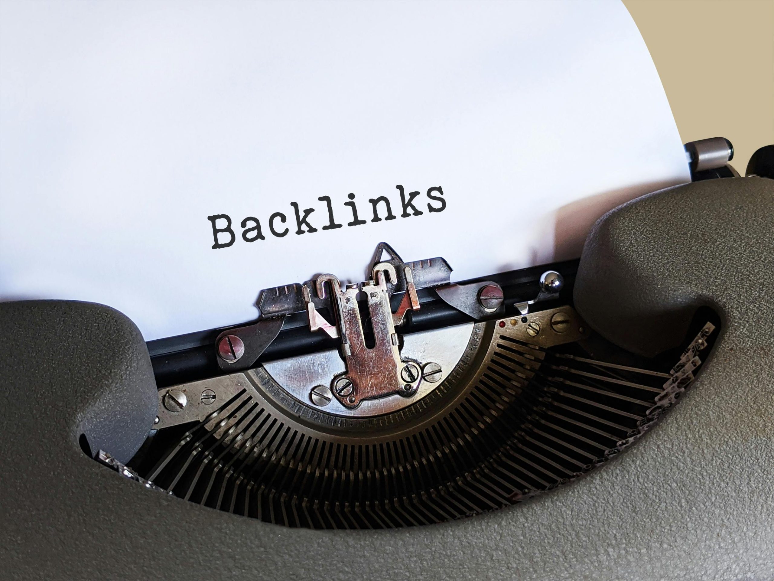 backlink on typewriter